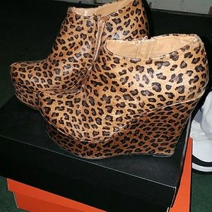 Forever 21 platform booties